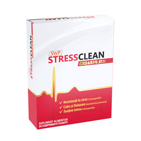 Stressclean Complex, 30 comprimidos, Sun Wave Pharma