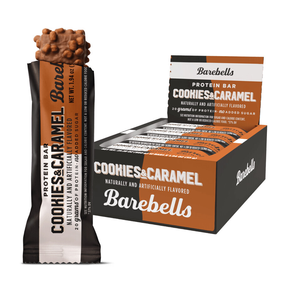 Barritas proteínicas Barebells con sabor a galleta y caramelo, 55g