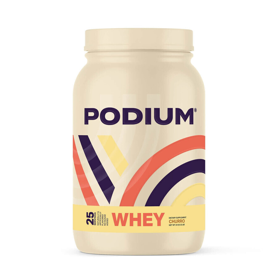 Podium Whey Protein, Proteína de suero con sabor a churro, 918 G