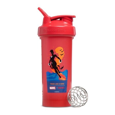 Gnc Blender Bottle Shaker Clasic Captain Marvel Edition, 828 Ml