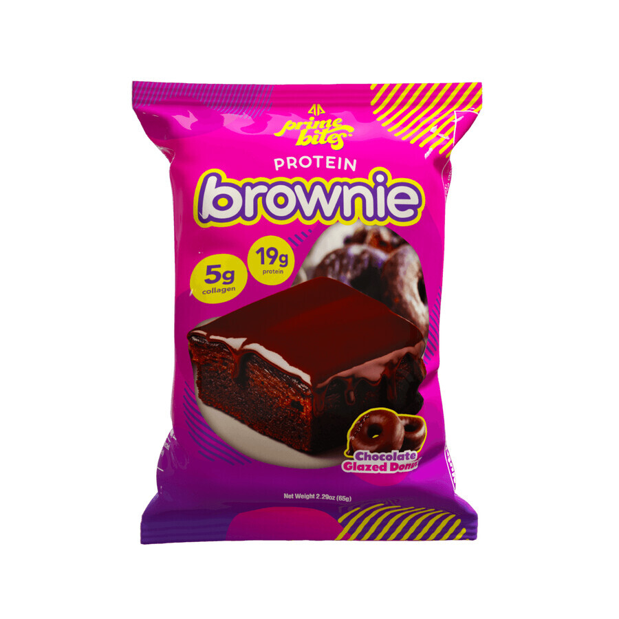 Alpha Prime Donut Eiwittentaart met Chocoladeglazuur, 65g