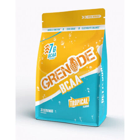 Grenade Bcaa Tropical, Fórmula de Aminoácidos Bcaa con Sabor Tropical, 390 G