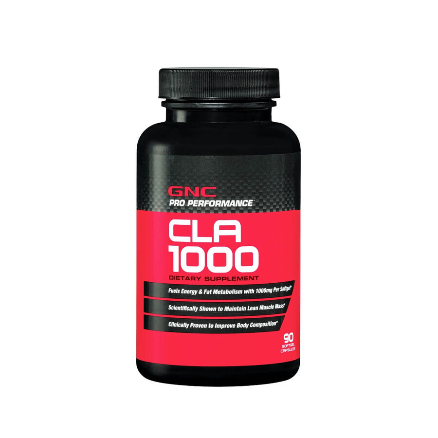 Gnc Pro Performance Cla 1000 Mg, Conjugado Ácido Linoleico, 90 Cps