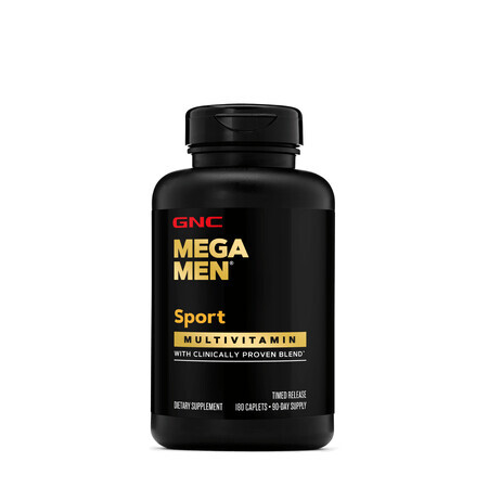 Gnc Mega Men Sport, Complejo Multivitamínico Para Hombres, 180 Tb