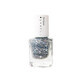 Glitter Silver Dreamer, Inuwet mini, esmalte de u&#241;as infantil al agua con sabor a vainilla, 5 ml