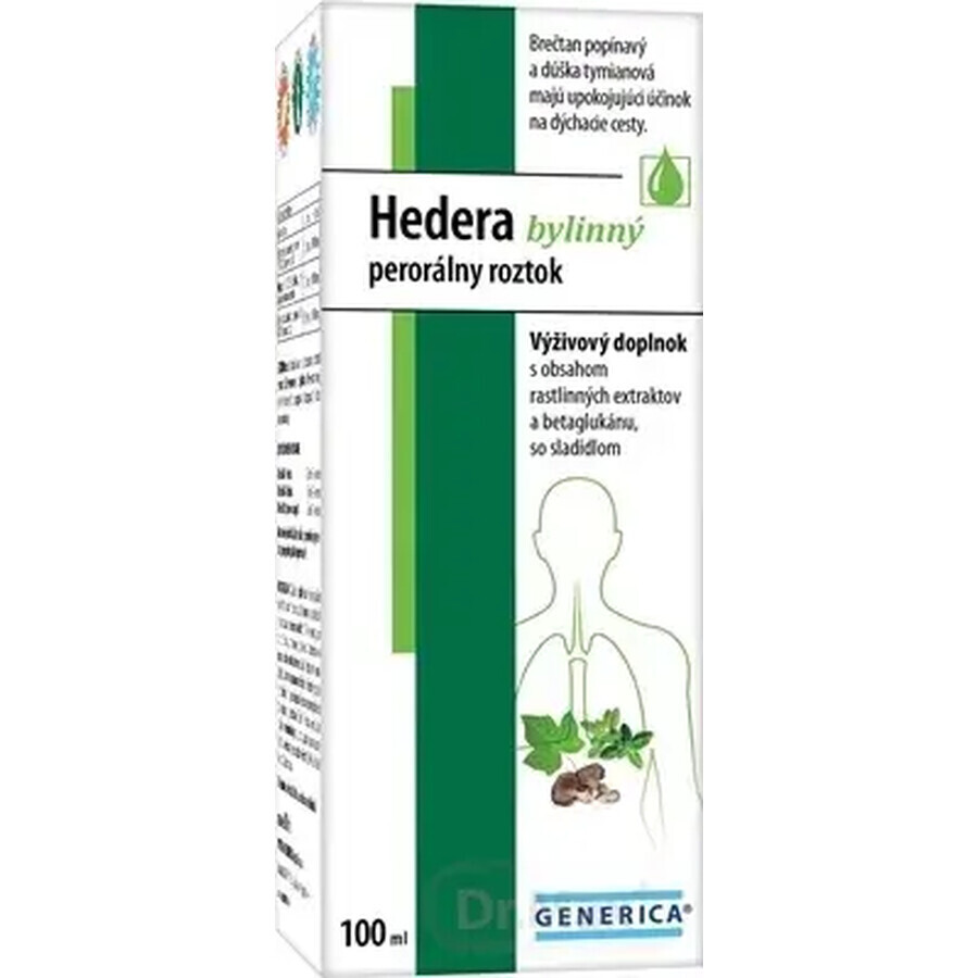 GENERICA Hedera solución oral a base de plantas