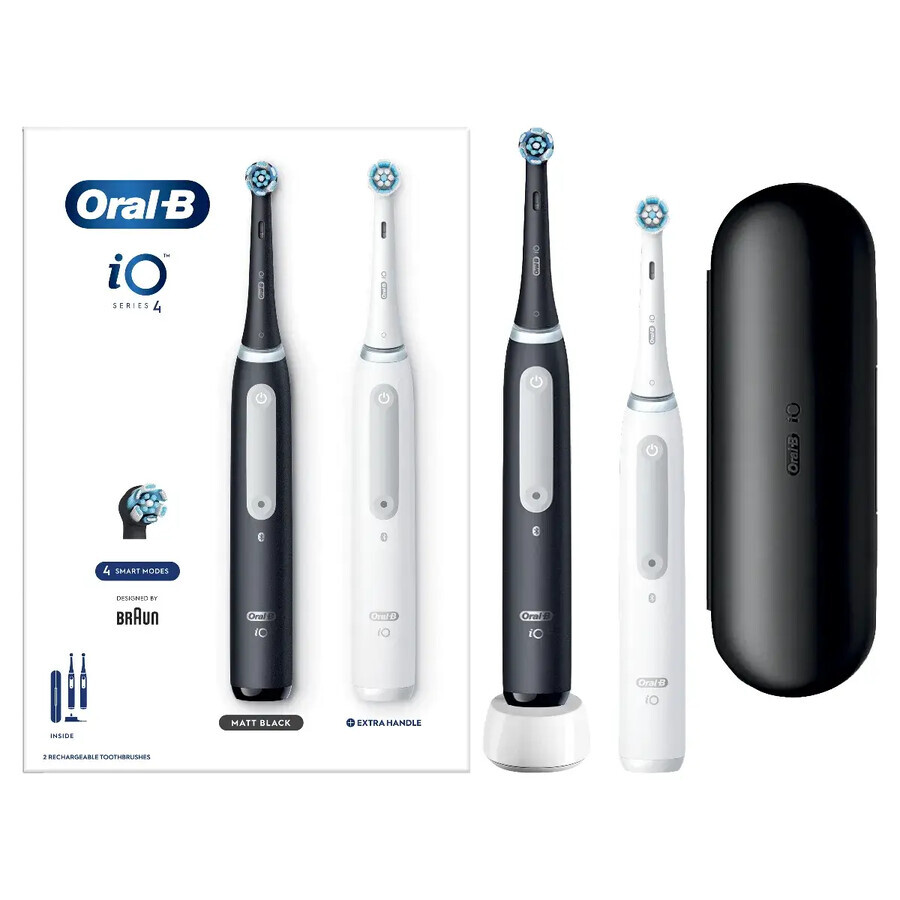 Periuta de dinti electrica Oral B iO Series 4 Duo Black&White