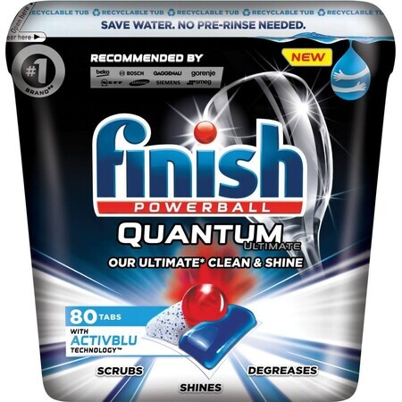 Finish Quantum Ultimate Dishwasher Capsule 80 pz.