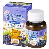 Dr.Muller Müller Ositos de peluche Müller® con sabor a grosella negra y vitamina C 45 comprimidos