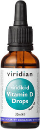 Viridian Viridikid Vitamina D gotas 400IU 30 ml