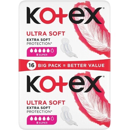 Kotex Ultra SOFT Super 16 Stück