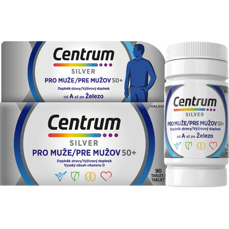 Centrum multivitamine voor mannen 50+, 90 tabletten