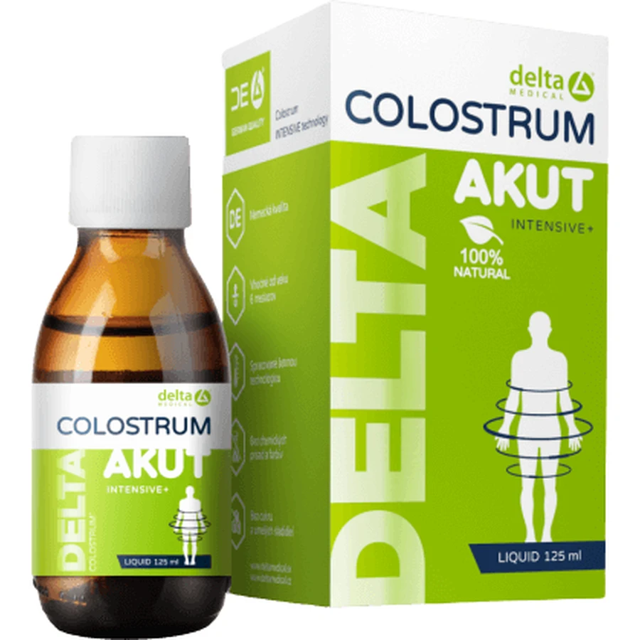 Delta Colostrum AKUT 100% natuurlijke siroop 125 ml