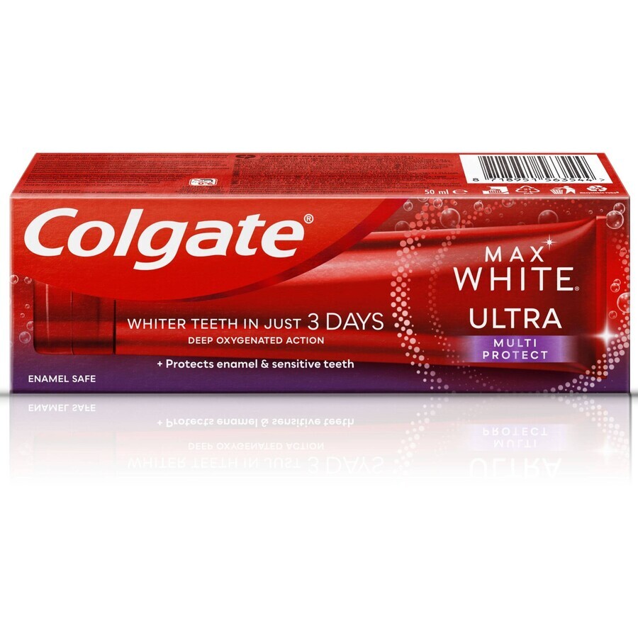 Colgate Max White Ultra Multiprotect Whitening Tandpasta 50 ml