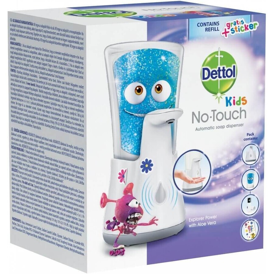 Dettol Kids Dobrodruh 250 ml dosificador de jabón sin contacto