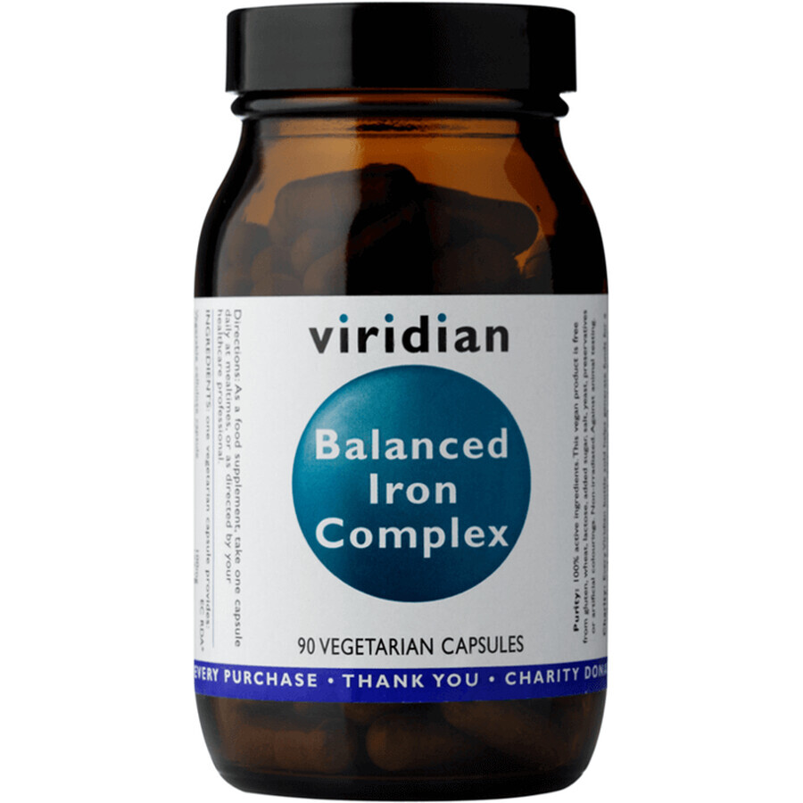 Viridian Balanced Iron Complex 90 gélules