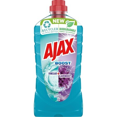 Ajax Boost Lavanda y vinagre de vino, limpiador multiusos 1 litro