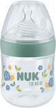 Nuk Baby Nature Biber&#243;n con control de temperatura S verde 150 ml