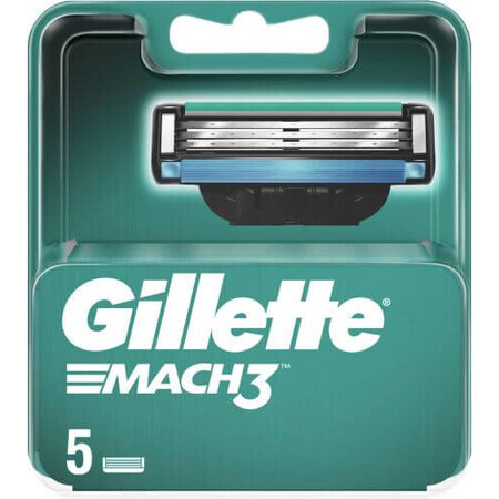 Gillette Mach3 Testine di ricambio 5 pz.