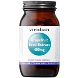 Viridian Extracto de semilla de pomelo 400 mg, 90 cápsulas