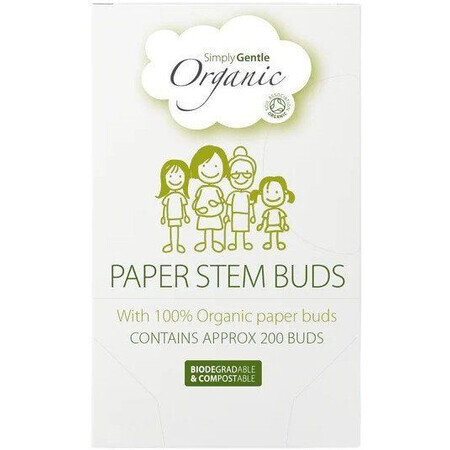 Simply Gentle Organic cotton pads 200 pcs