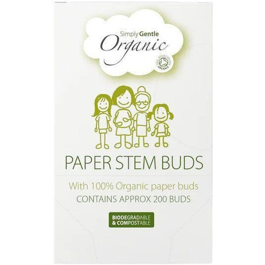 Simply Gentle Organic cotton pads 200 pcs