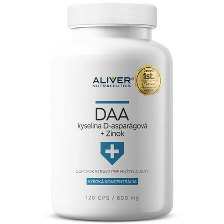 Aliver Nutraceutics DAA 120 cápsulas