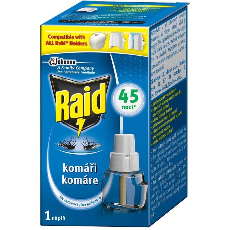 Raid electric recambio líquido 45 noches 27 ml