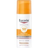 Eucerin PIGMENT CONTROL Emulsión bronceadora facial despigmentante PIGMENT CONTROL (medio oscuro) FPS 50+ 50 ml