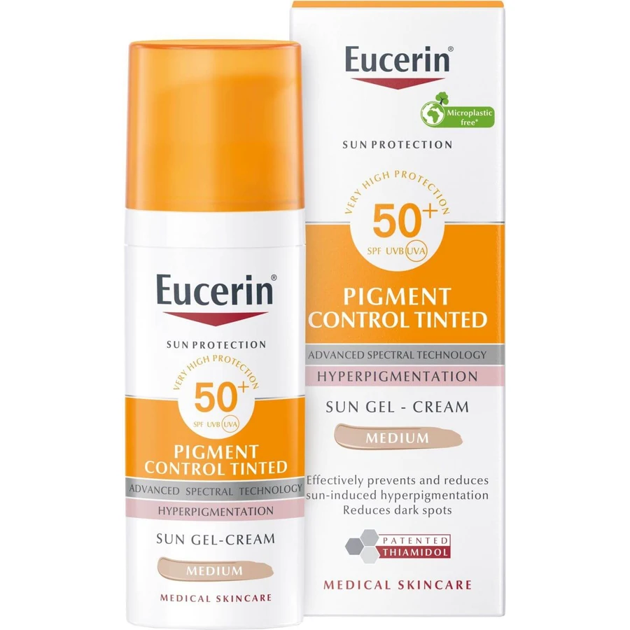 Eucerin PIGMENT CONTROL Depigmenting Facial Tanning Emulsion PIGMENT CONTROL (medium dark) SPF 50+ 50 ml