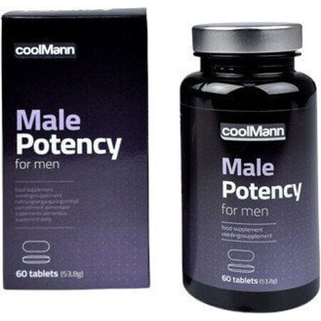 Cobeco comprimidos afrodisíacos CoolMann Male Potency 60 comprimidos