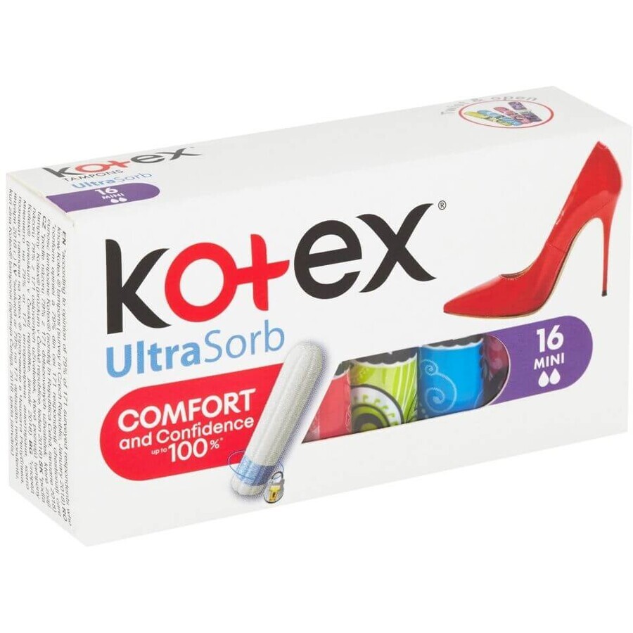 Kotex UltraSorb Mini Sanitary Pads Sanitary Pads 16 pcs