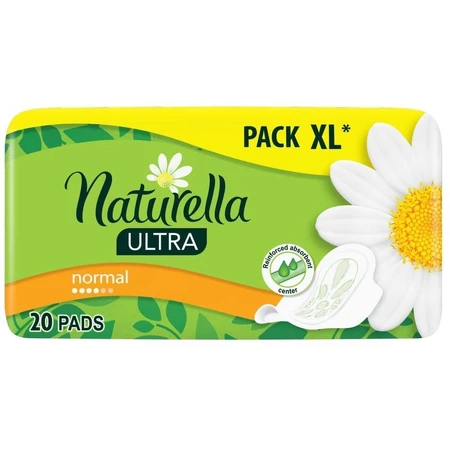 Naturella Ultra Normal Tampoane sanitare cu aripi 20 buc