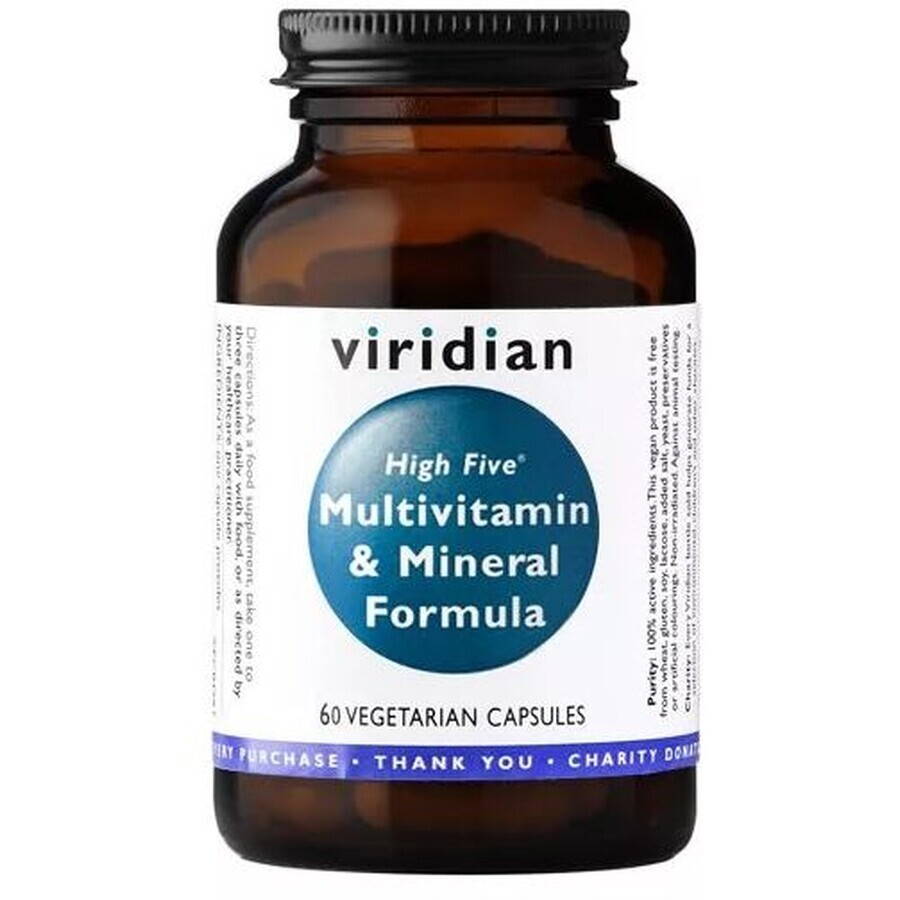 Viridian High Five Multivitamin & Mineral Formula 60 capsules