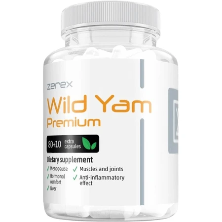 Zerex Wild Yam Premium ( Discorea Hunata) - for a healthy menstrual cycle 90 softgels