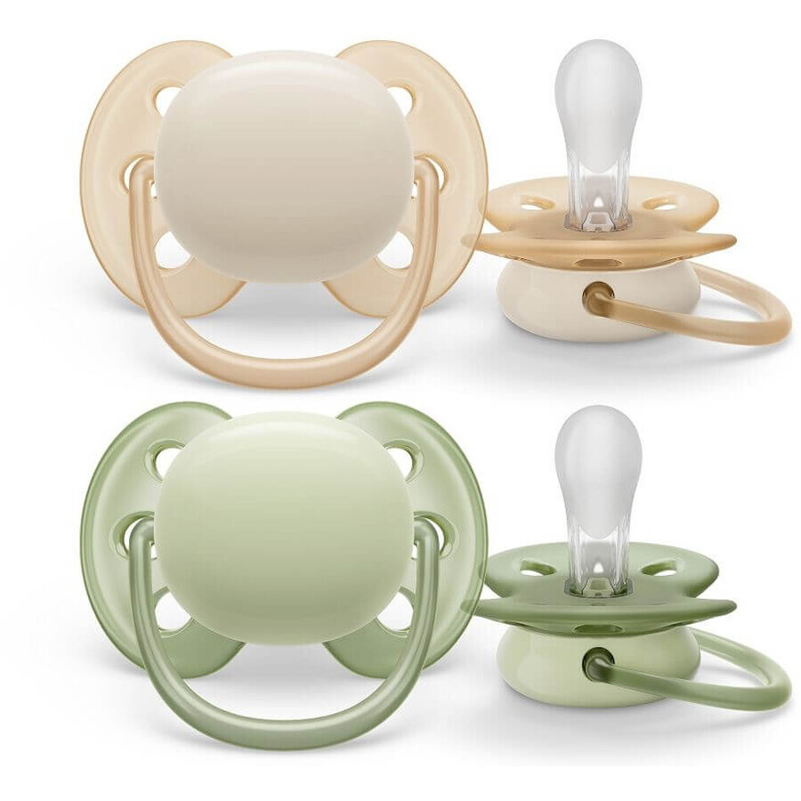 Philips Philips Avent Ultrasoft Premium Neutral Sucette 0-6m garçon 2 pcs