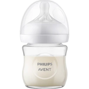 Philips Avent Natural Response Glass feeding bottle 120ml, 0m+
