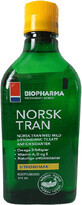 Bio Pharma Huile de poisson norv&#233;gienne avec ar&#244;me naturel de citron - Norsk Tran 375 ml