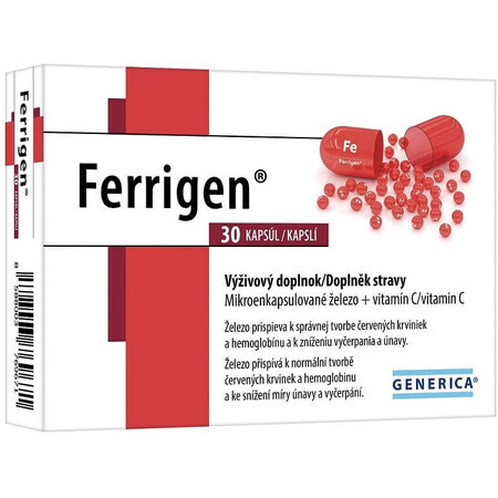 Genérico Ferrigen 30 cápsulas