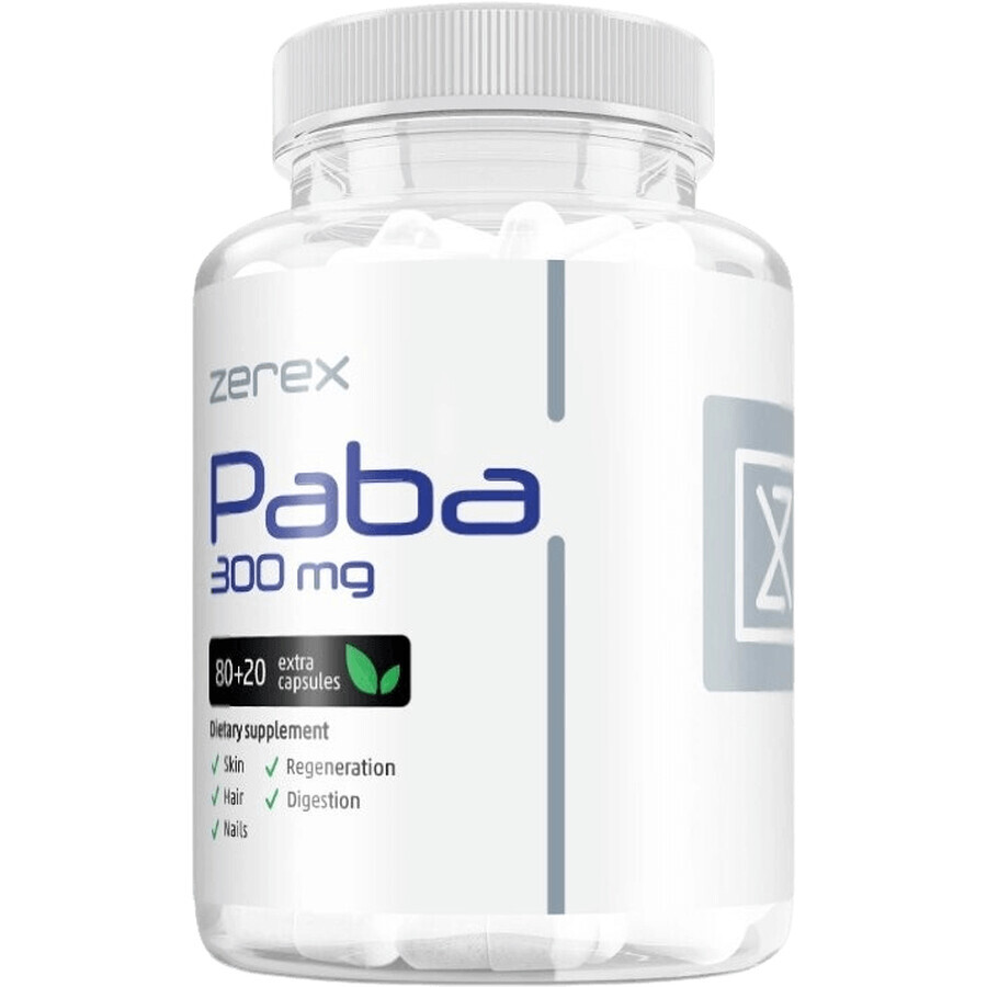 Zerex Paba - para un cabello fuerte y brillante 100 cápsulas blandas