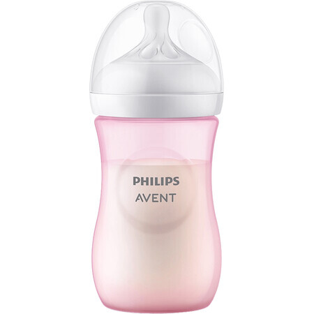 Philips Avent Natural Response Flasche 260ml, 1m+ rosa