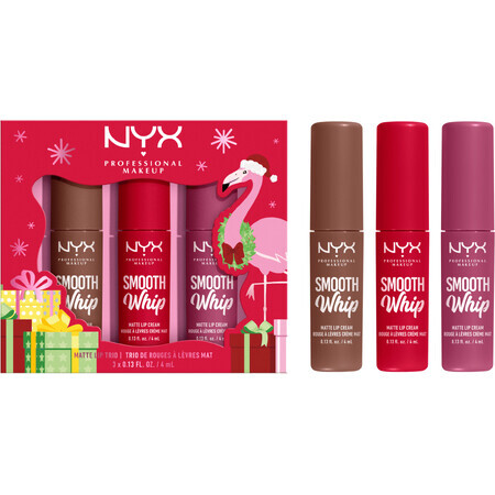 NYX Professional Makeup Smooth Whip Matte Lip Cream Trio