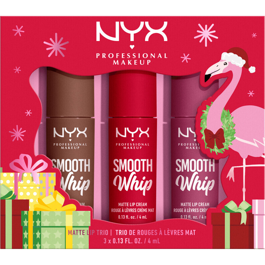 NYX Professional Makeup Smooth Whip Matte Lip Cream Trio