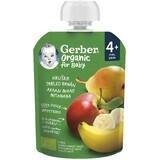 Gerber Organic Cápsula pera, manzana y plátano 90 g