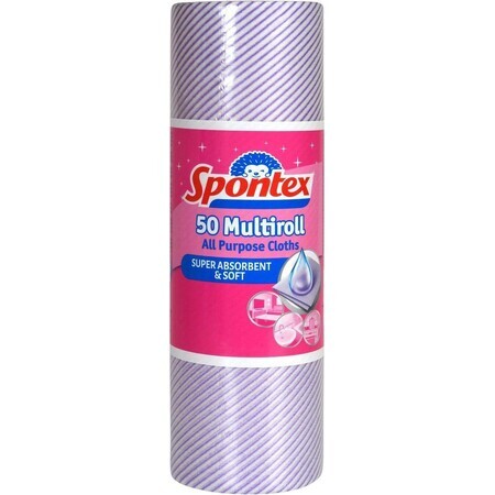 Servilletas Spontex Multiroll en rollo 50 unid.