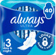 Toallas higi&#233;nicas Always Ultra Day &amp; Night (talla 3) con alas 40 unidades