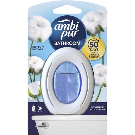 AmbiPur Fresh Air Limpiador de Baño con Algodón 7,5 ml