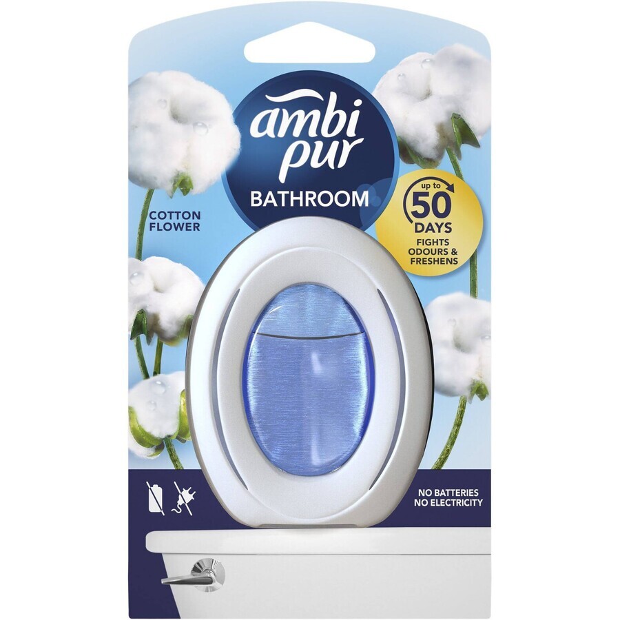 AmbiPur Fresh Air Limpiador de Baño con Algodón 7,5 ml