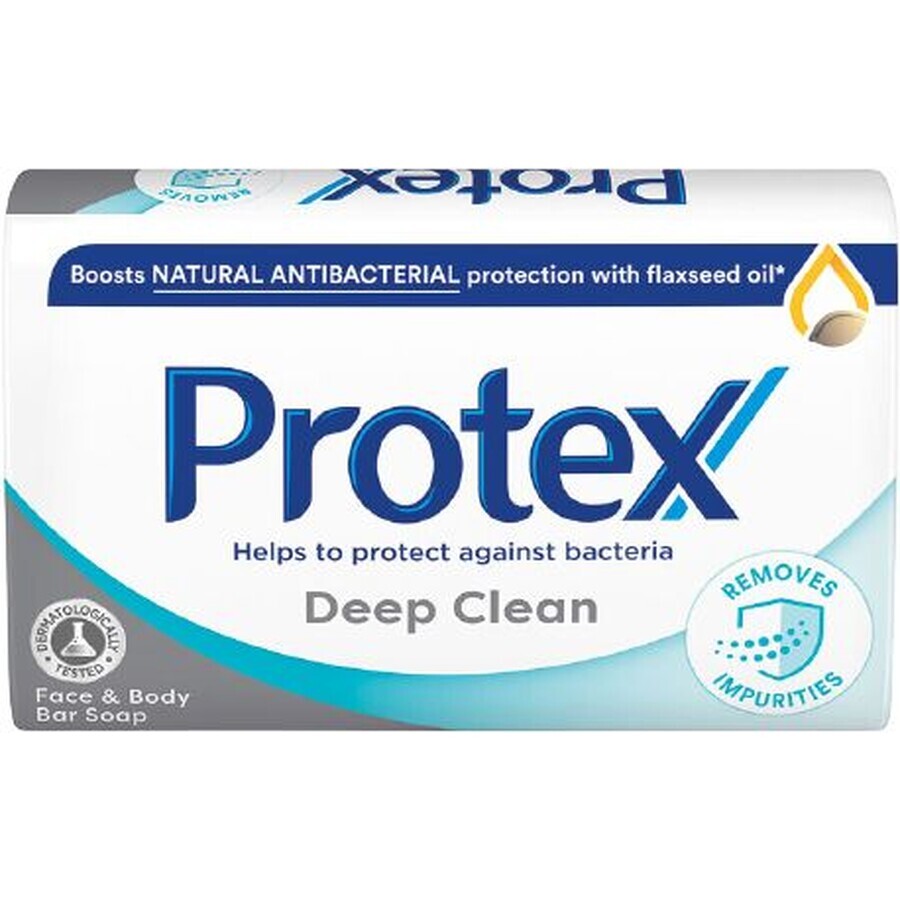 Protex Deep Clean Solid soap with natural antibacterial protection 6 x 90 g