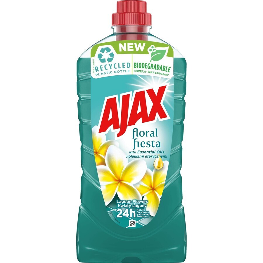 Ajax Floral Fiesta Detergente Universal, flores de laguna 1 litro